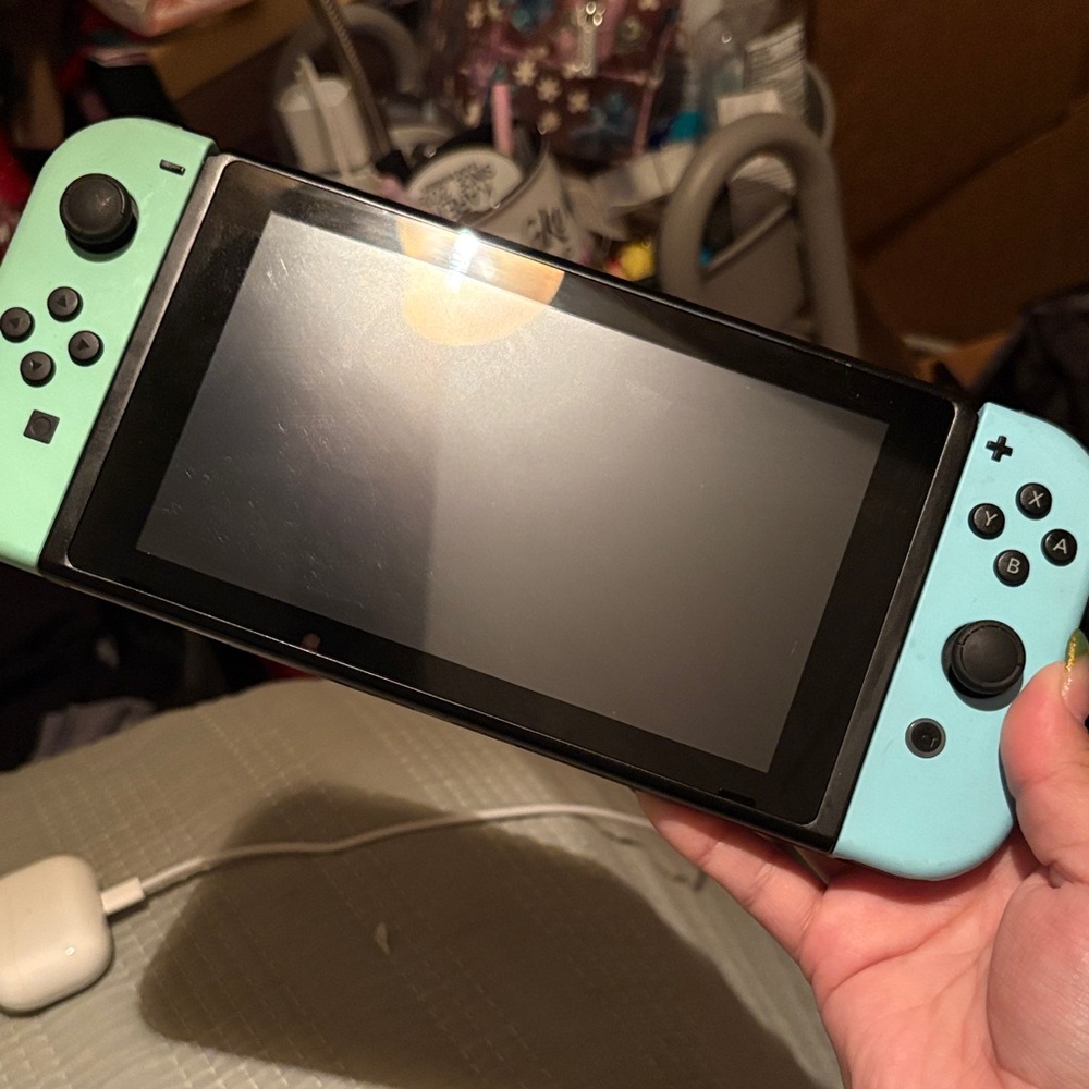 Nintendo Switch Console - Mint Green and Black